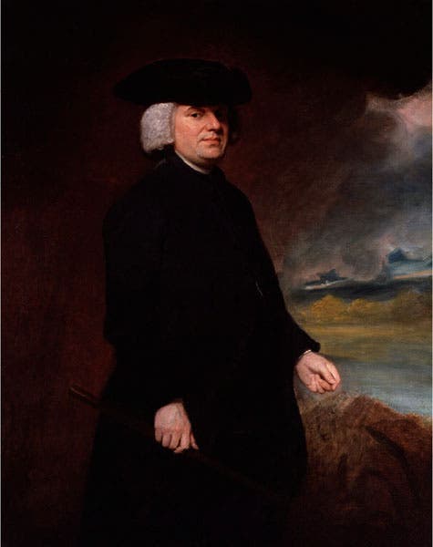 Portrait of William Paley, by George Romney, 1789-91 (National Portrait Gallery, London)