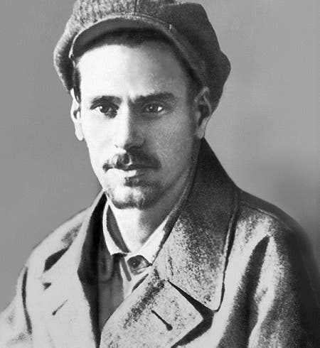 Portrait of Yuri Kondratyuk, photograph, unknown date (nmspacemuseum.org)