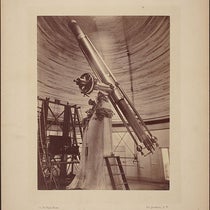 The 15-inch “Great Refractor” at Harvard College Observatory, Cambridge, Mass., photogravure, 1870s, courtesy of Tom Fine (hea-www.harvard.edu/~fine)