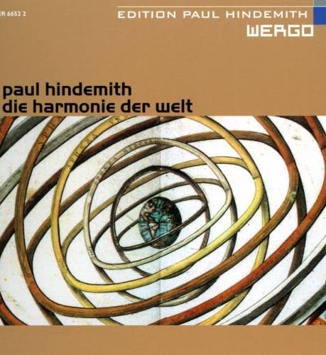 Cover of the 2002 3-CD release of <i>Die Harmonie der Welt</i>, by Paul Hindemith, Wergo Germany (amazon.com)