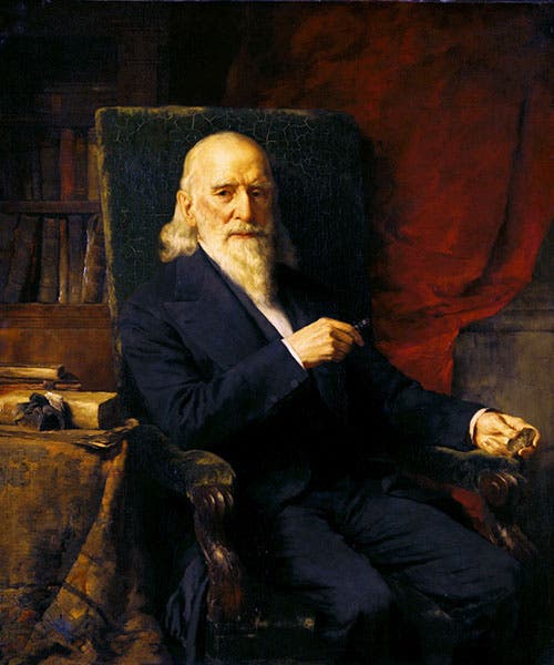 Portrait of Isaac Lea, oil, by Bernhard Uhle, ca 1884 (National Portrait Gallery, Washington, D.C.)