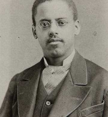 Portrait of Lewis H. Latimer, photograph, ca 1882, Queens Library (nytimes.com)