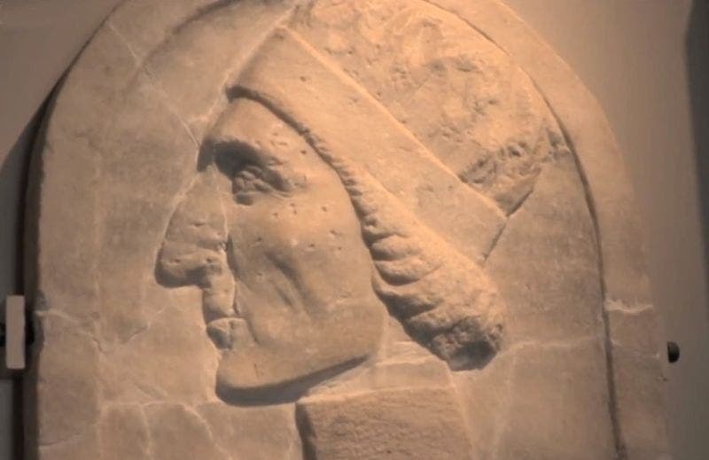 Cyriaco d’Ancona, relief portrait, National Archaeological Museum, Ancona (Wikimedia commons)