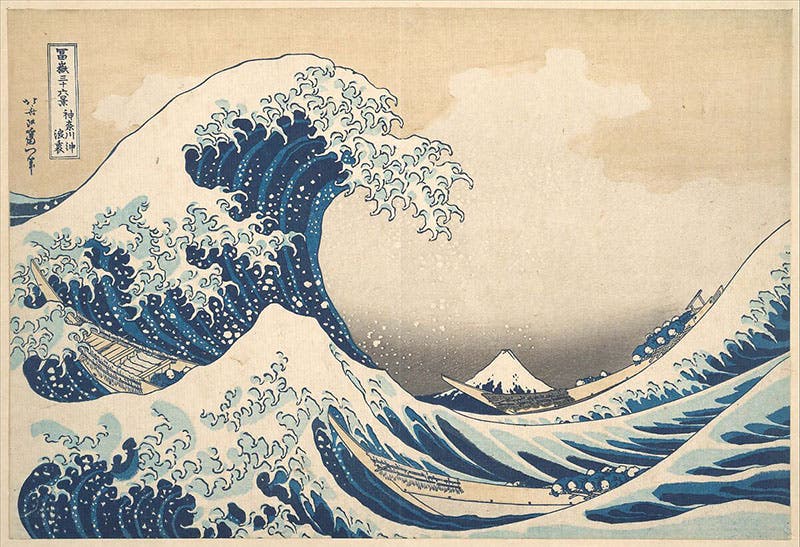 Under the Wave off Kanagawa, or The Great Wave, from the series Thirty-six Views of Mount Fuji, by Katsushika Hokusai, 1830-32, Metropolitan Museum of Art (metmuseum.org)