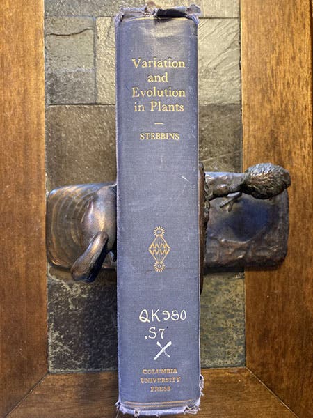 The spine of Variation and Evolution in Plants, by G. Ledyard Stebbins, 1950 (Linda Hall Library)
