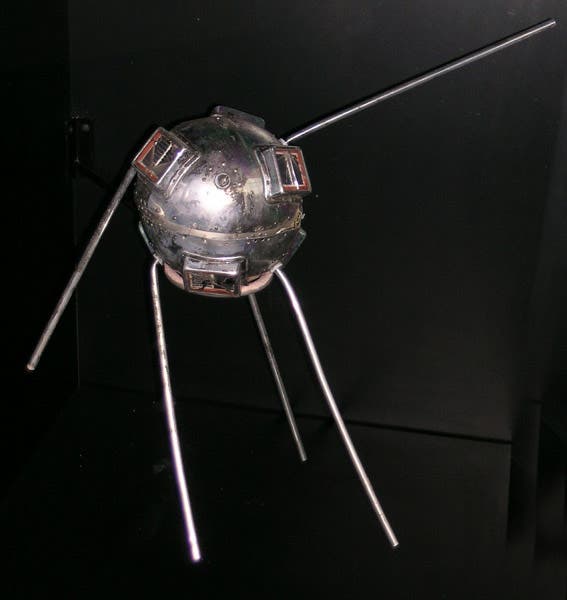 Vanguard 1A satellite, intended for space orbit aboard Vanguard TV-3, recovered from launch pad, Dec. 7, 1957, National Air and Space Museum (airandspace.si.edu)
