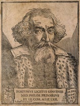 Portrait of Fortunio Liceti, woodcut by G. B. Coriolano, 1639, Wellcome Collection (wellcomecollection)