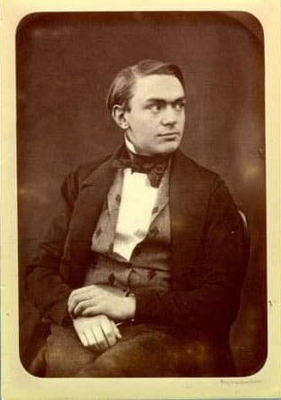 A younger Alfred Nobel, photograph, 1853 (nobelprize.com on facebook.com)