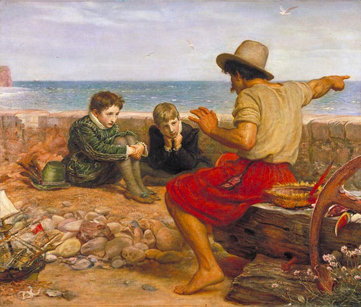 The Boyhood of Raleigh, by John Millais, oil painting, 1870 (Tate Britain)