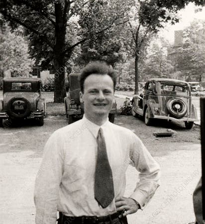 Hans Bethe, recently arrived in the United States, photograph, 1935 (sciencephoto.com)