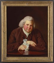Portrait of Erasmus Darwin, oil on canvas, by Joseph Wright of Derby, 1770, Birmingham Museum and Art Gallery (arthistorynews.com)