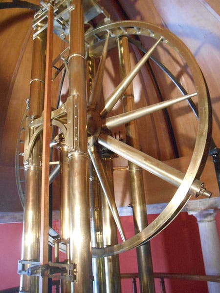 Ramsden’s Palermo circle today, at the (now closed) Palermo Observatory, Sicily (photo by Walter Harvey at www.perthobservatory.com)