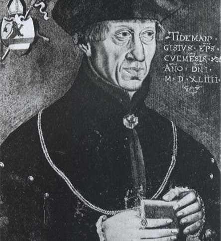Portrait of Tiedemann Giese painted in 1544 (Wikimedia commons)