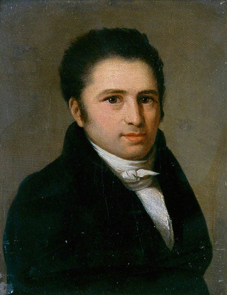 Portrait of Augustin-Pyramus de Candolle as a young man, unknown artists, undated, Kew Gardens (artuk.org)