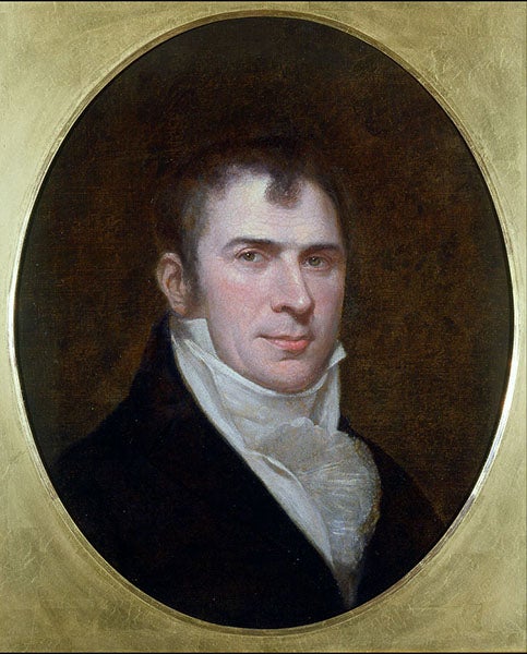 Portrait of Robert Fulton, oil on canvas, by Charles Willson Peale, 1807, Second Bank Portrait Gallery, Independence National Historical Park (explorepahistory.com)