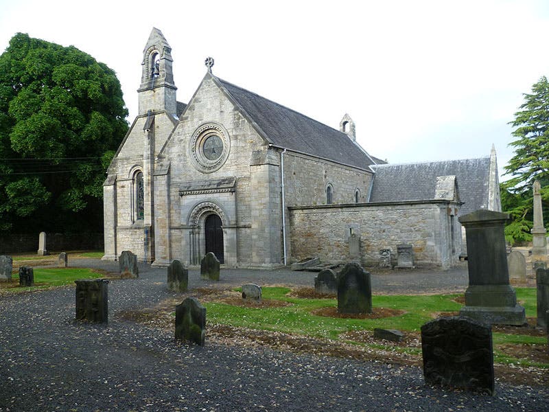 Abercorn Church, West Lothian, where John Graham Dalyell is buried (Wikimedia connons)