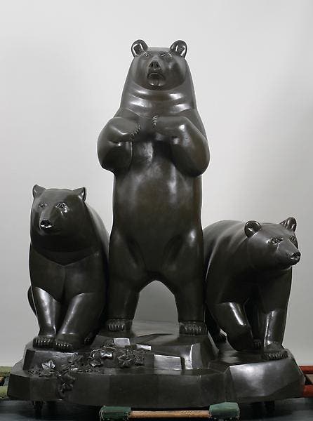 Group of three bears, bronze, by Paul Manship, 1932, sold by Conner-Rosenkranz Sculpture (crsculpture.com)