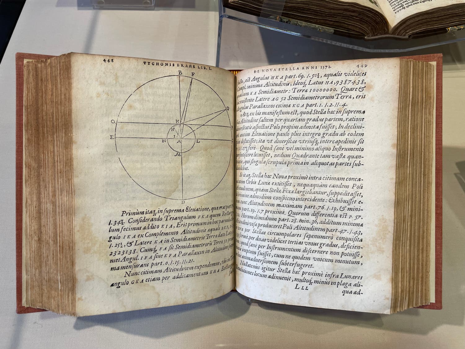 Photo of a book by Tycho Brahe, Astronomiae instauratae progymnasmata [Introduction to the New Astronomy]
