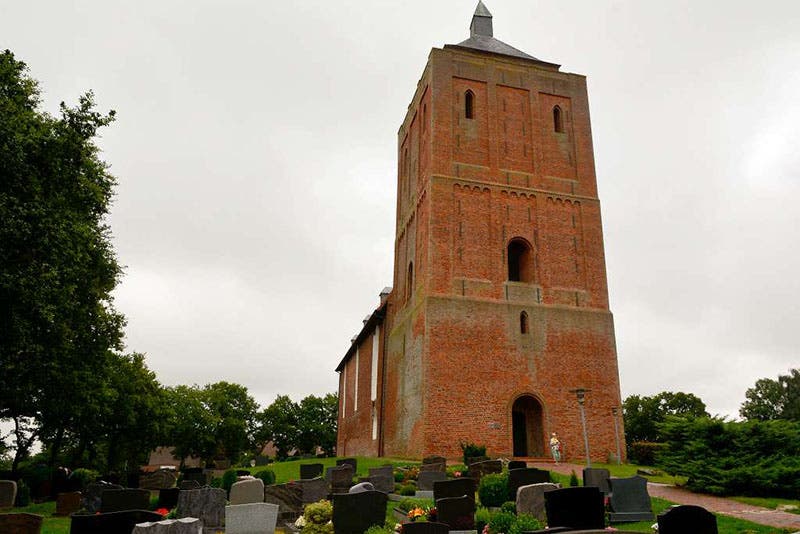 Warnfried Church in Osteel, East Frisia, where David Fabricius preached and son Johannes observed sunspots (huismanfoto.eu)
