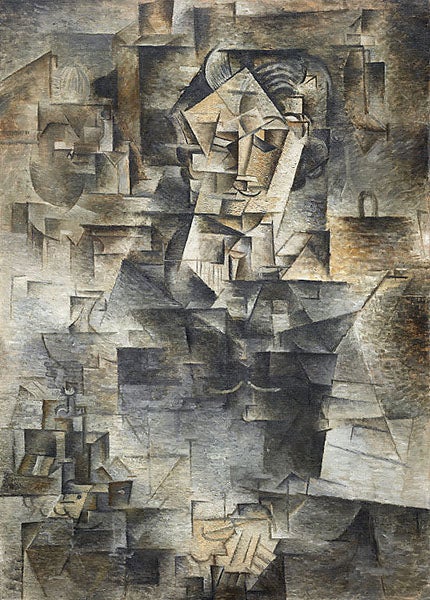 Pablo Picasso, Portrait of Henry Kahnweiler, fall of 1910 (Art Institute, Chicago)