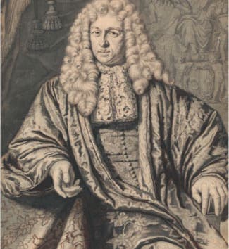 Portrait of Nicolaas Witsen, chalk, 1688 (Royal Antiquarian Society, Amsterdam)