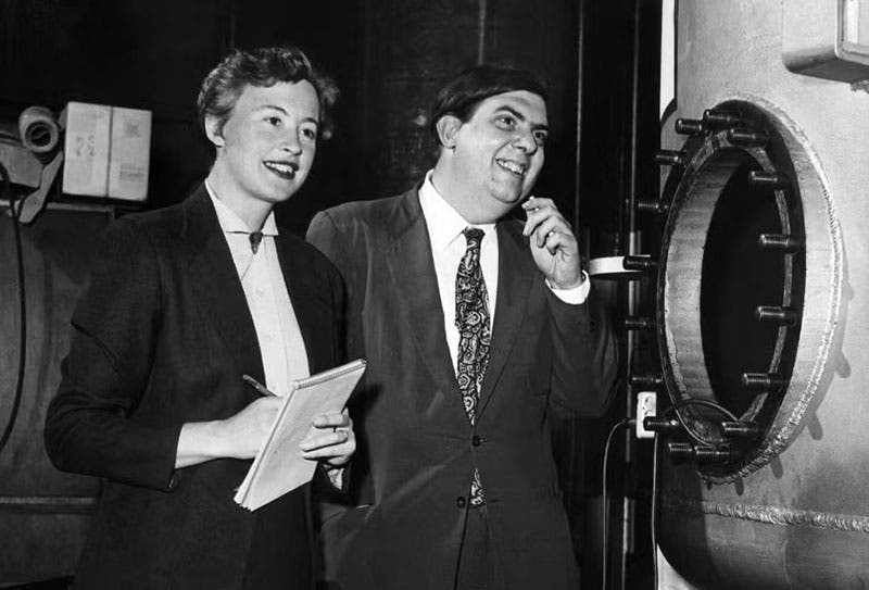 Margaret and Geoffrey Burbidge, photograph, 1950s (aaas.org)