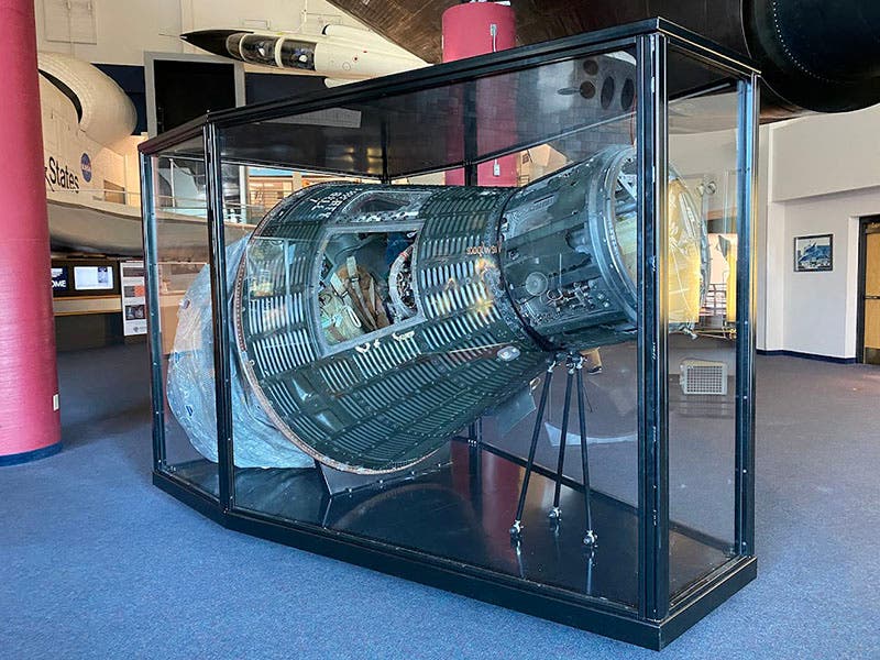 Space capsule Liberty Bell 7 on display at the Cosmosphere, Hutchinson, Kansas (cosmosphere.lpages.co)