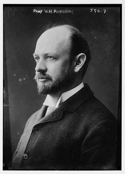 Portrait of William H. Pickering, undated, Library of Congress (memory.loc.gov)