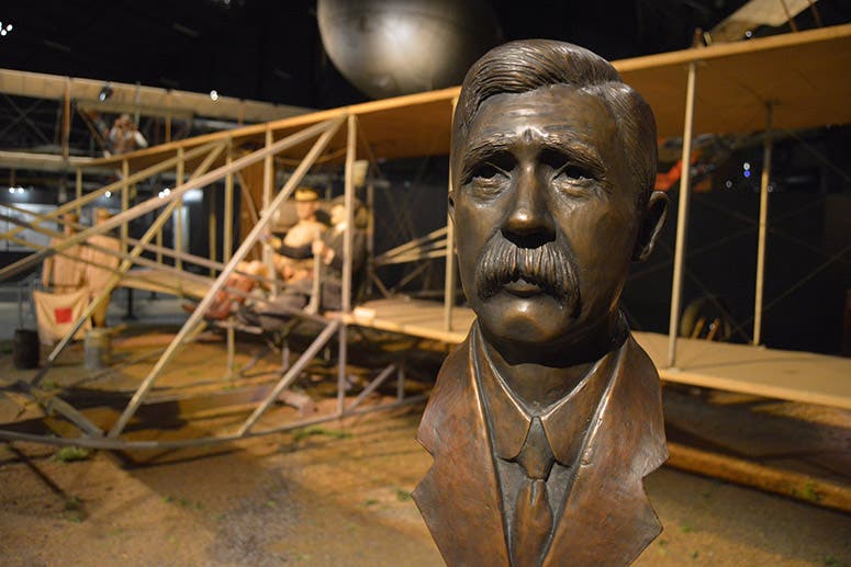 Bust of Charlie Taylor, unveiled in 2014, National Museum of the U.S. Air Force, Dayton, Ohio (af.mil)
