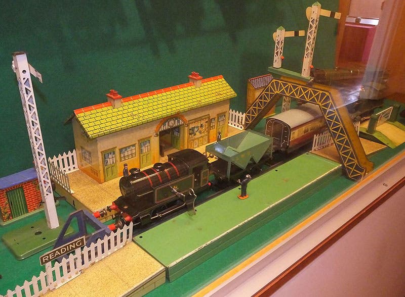 A Hornby Train set-up at a collectors’ show (Wikimedia commons)