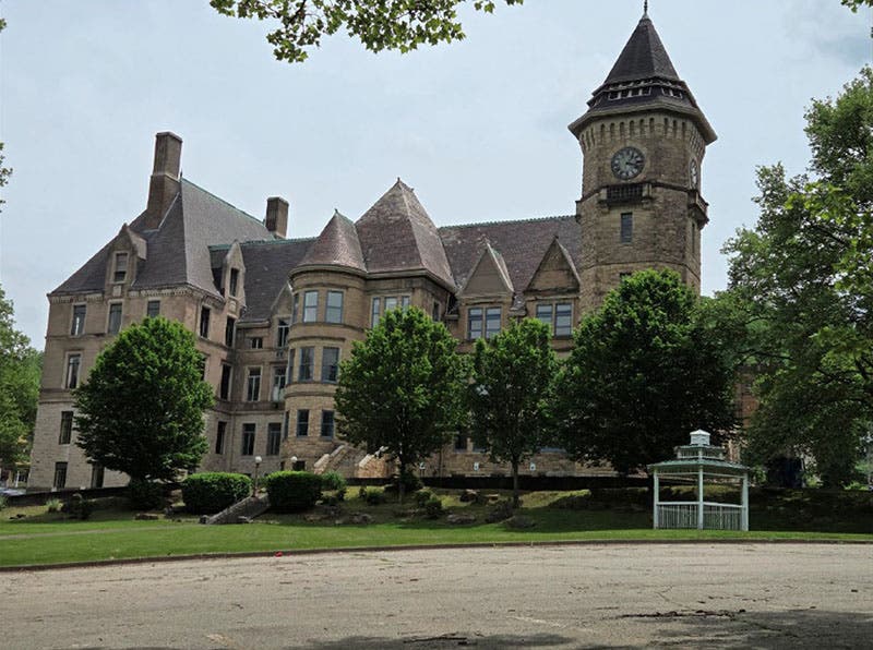 The former General Offices of the Westinghouse Air Brake Company, Wilmerding, Penn., now repurposed as an event space,