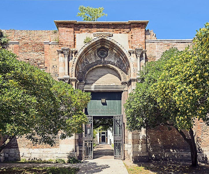 Portale di San Pellegrino, one of the surviving gates to Santa Maria dei Servi, the Servite church and convent where Paolo Sarpi lived from 1588 until his death in 1623 (Wikimedia commons)