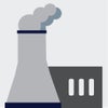 an icon showing a power plant
