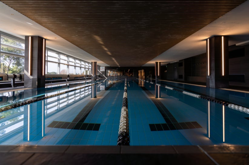 Indoor lap pool at Virgin Active Zetland