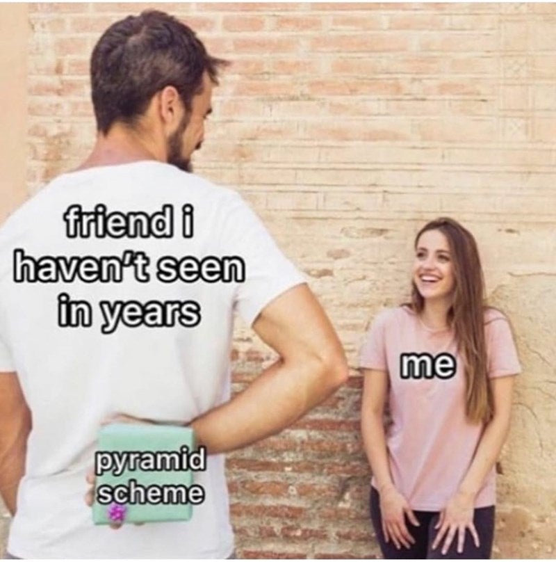 pyramid scheme meme