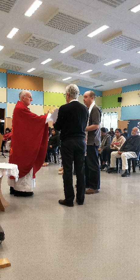 Gerrad receives gifts of the Holy Spirit