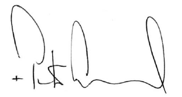 Archbishop Comensoli signature