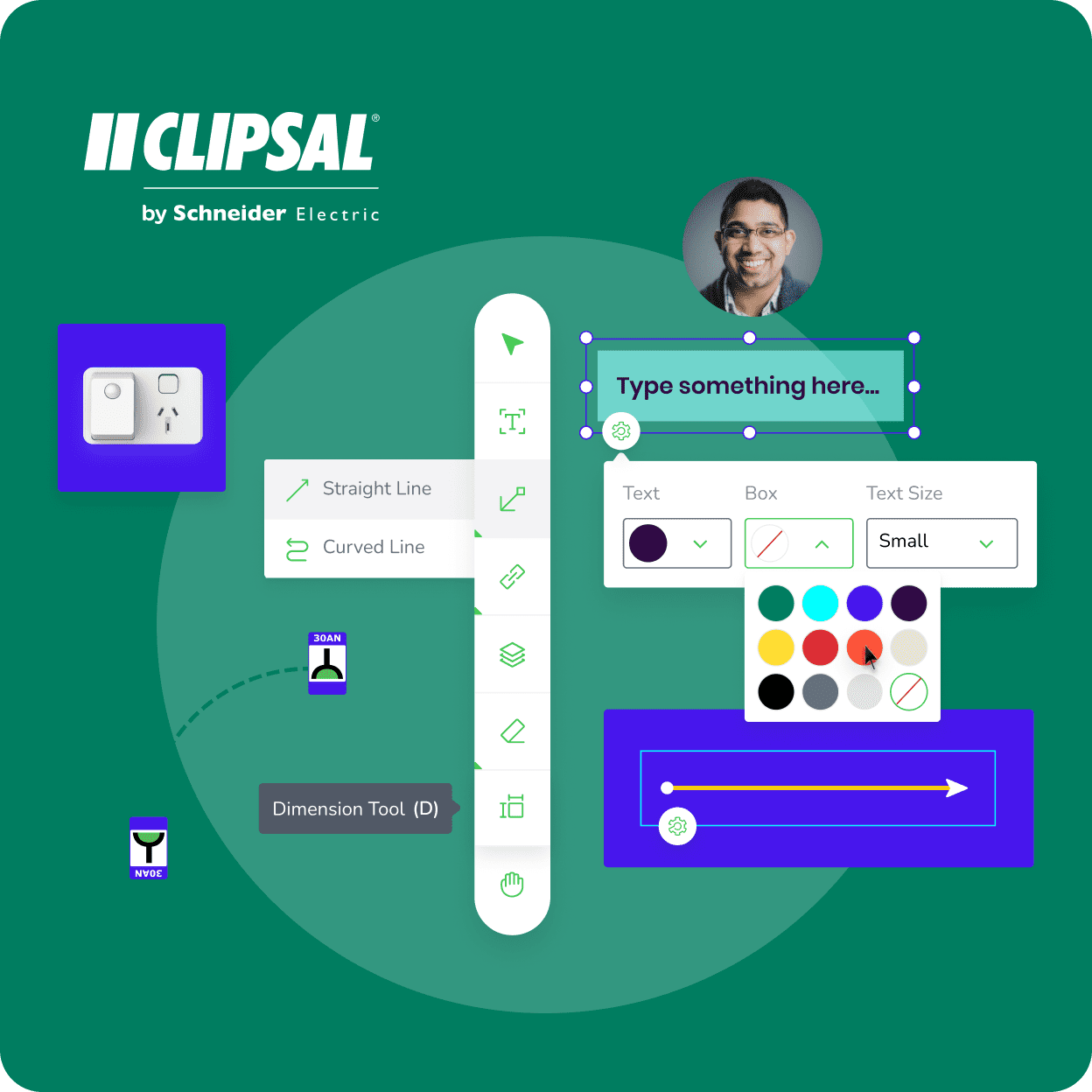 Clipspec design application screenshot