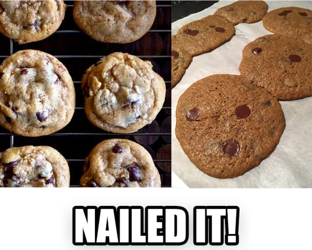 Tess's Nailed It cookies