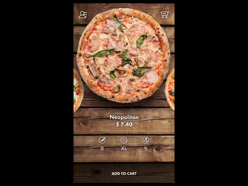 pizza app gif