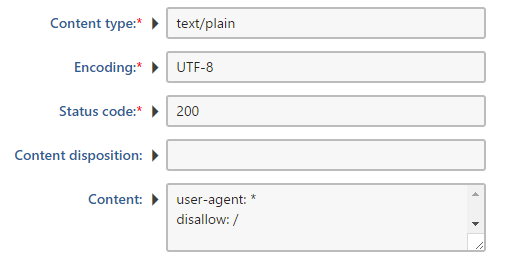 Response Settings