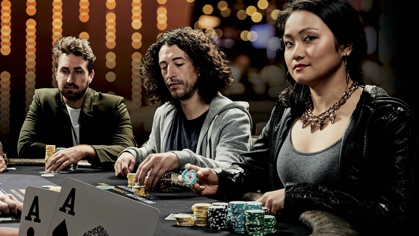 People playing poker at Crown Casino