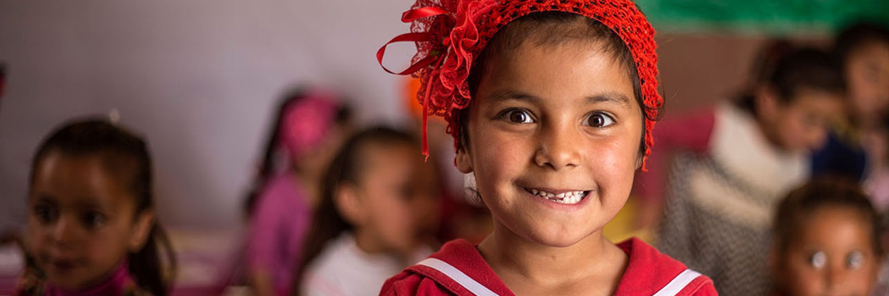 Little girl smiling