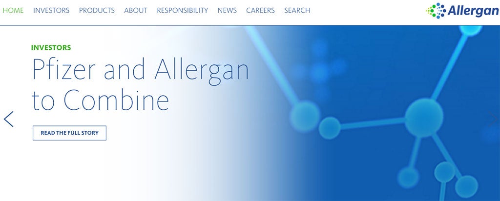 Allergan website