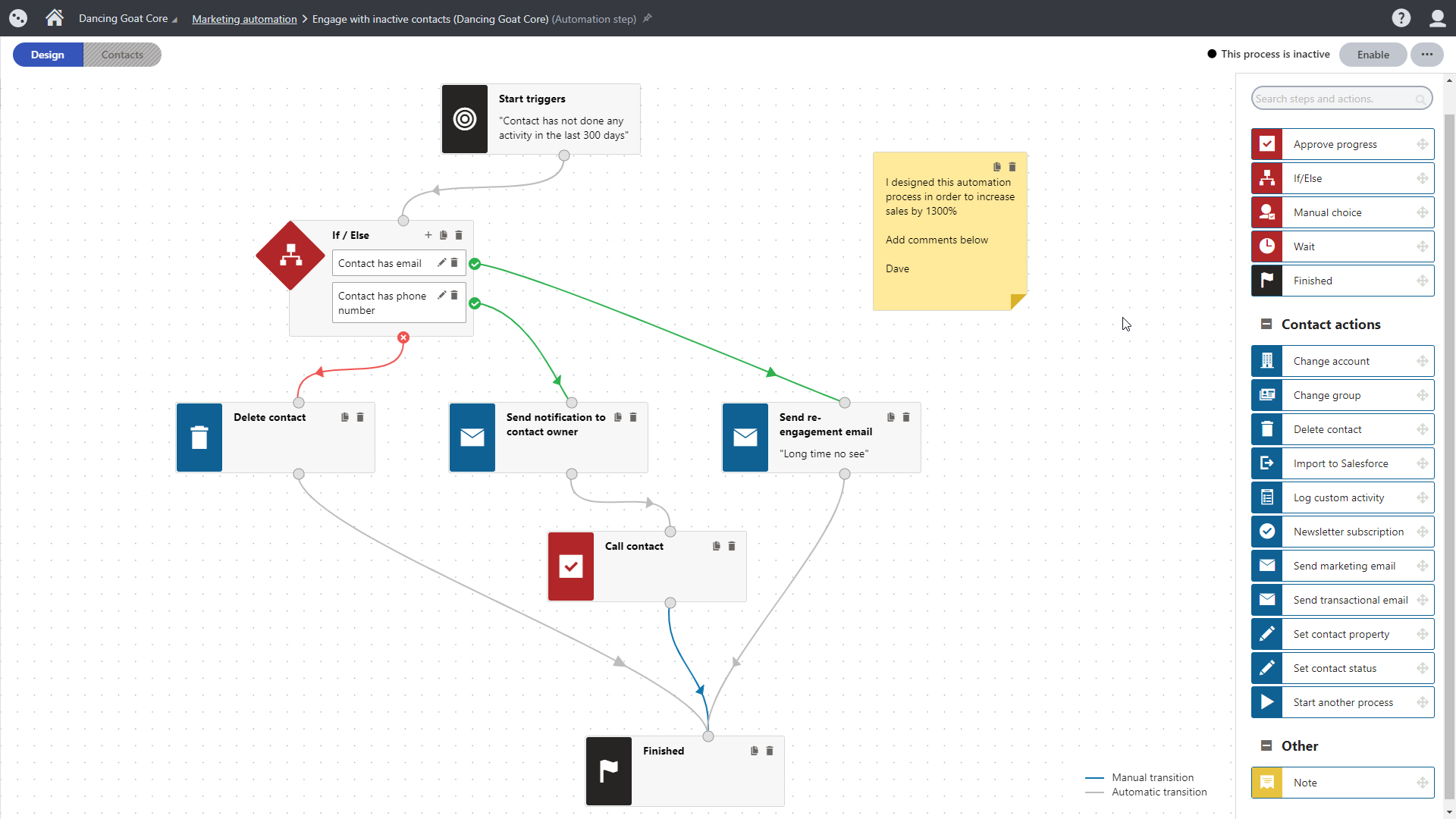 Kentico Xperience 13's new marketing automation UI