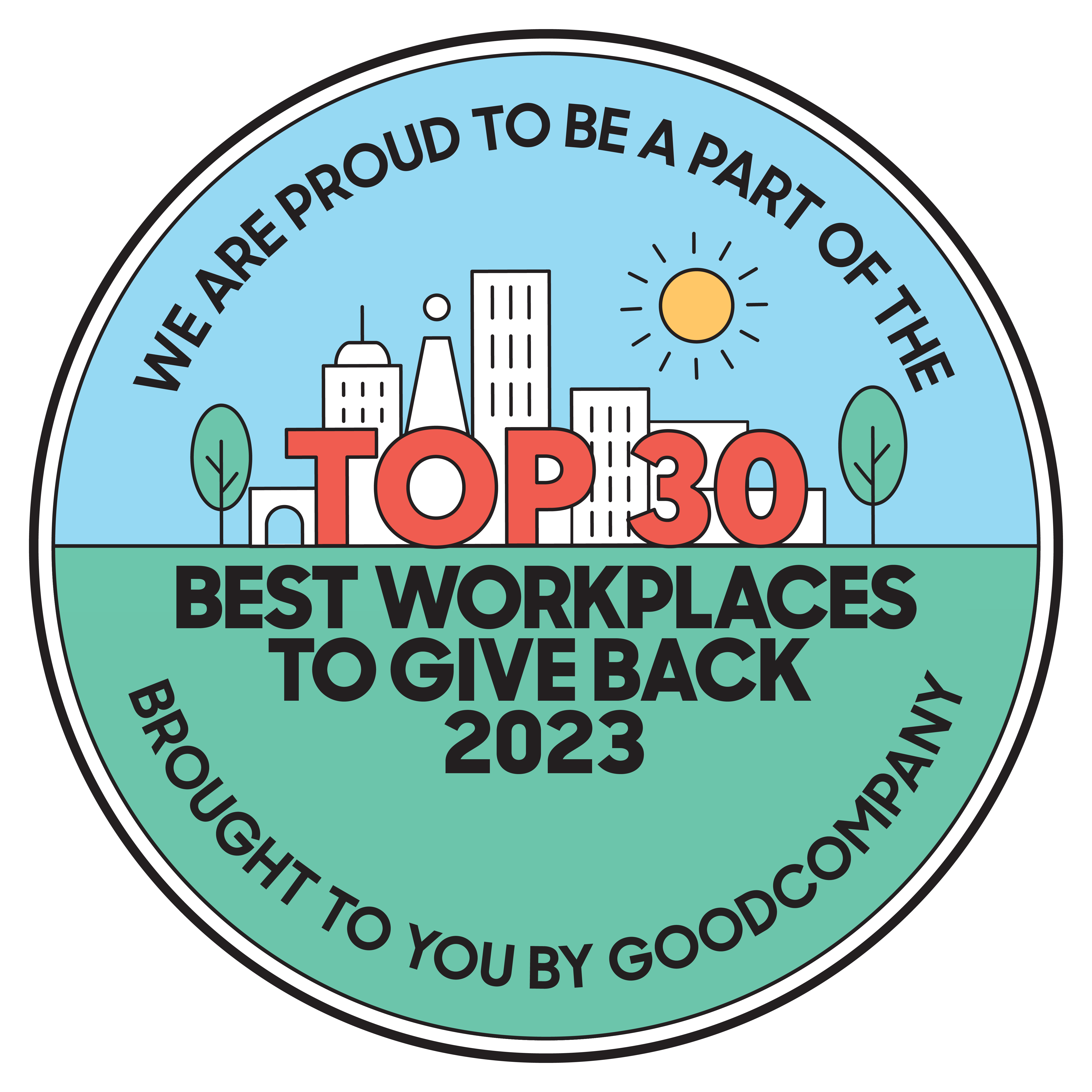 2023 Best Workplaces to Give Back logo