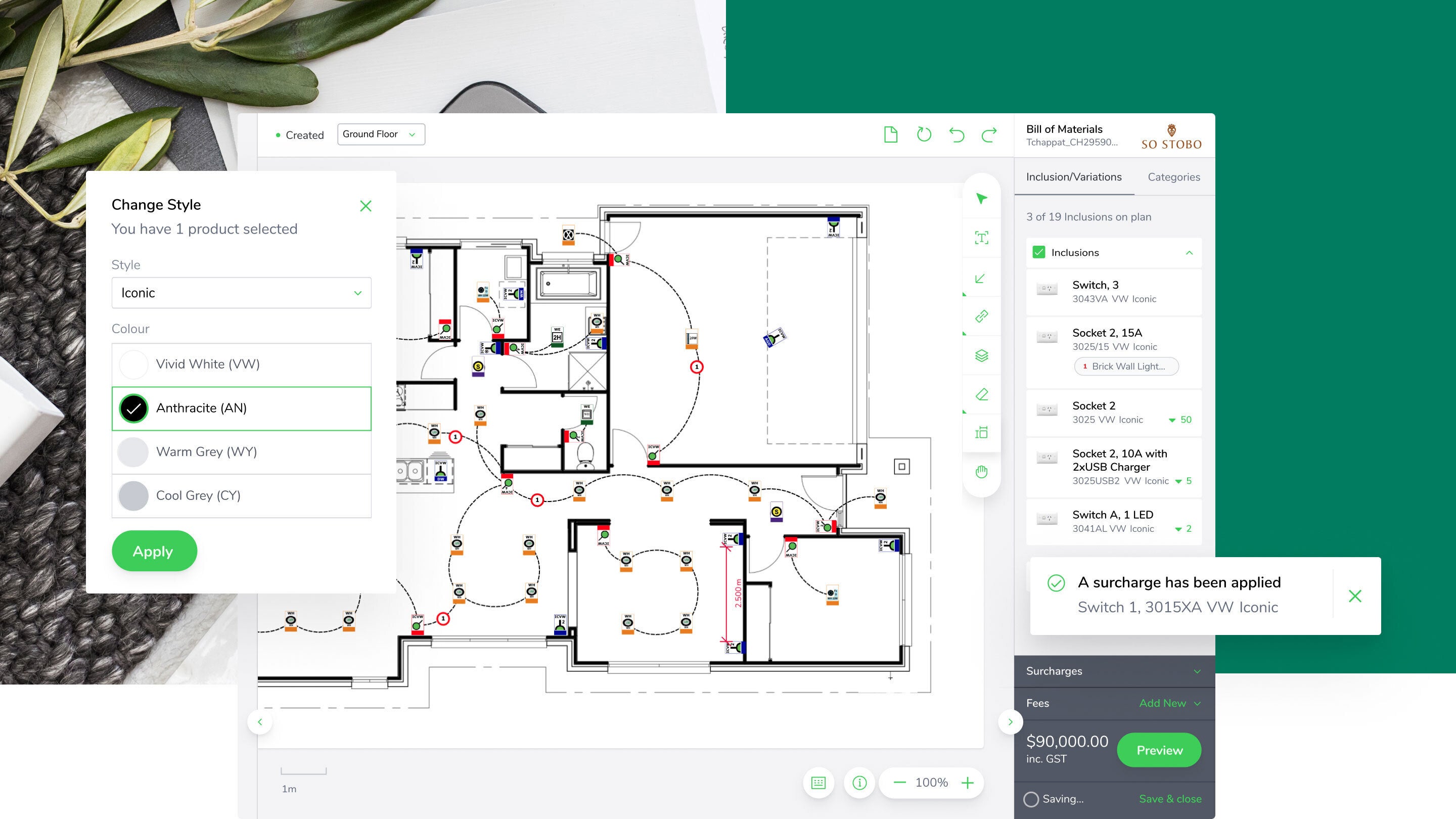 Clipspec floorplan