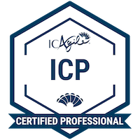 Picture of an IC Agile badge.