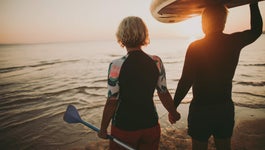 Man and woman at the beach