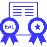 Icon of a certificate